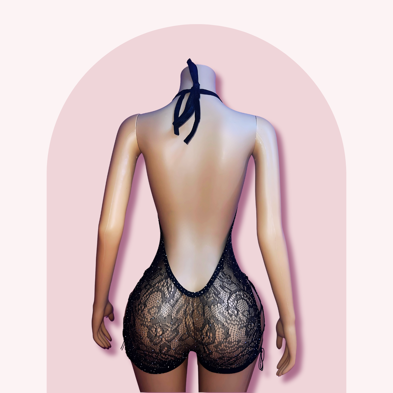 Black Starlight Playsuit