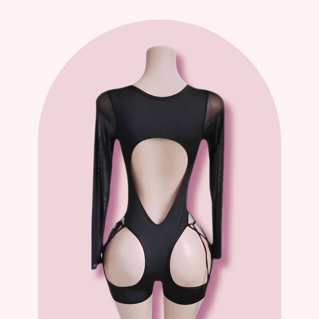 Midnight Lace-Up Playsuit