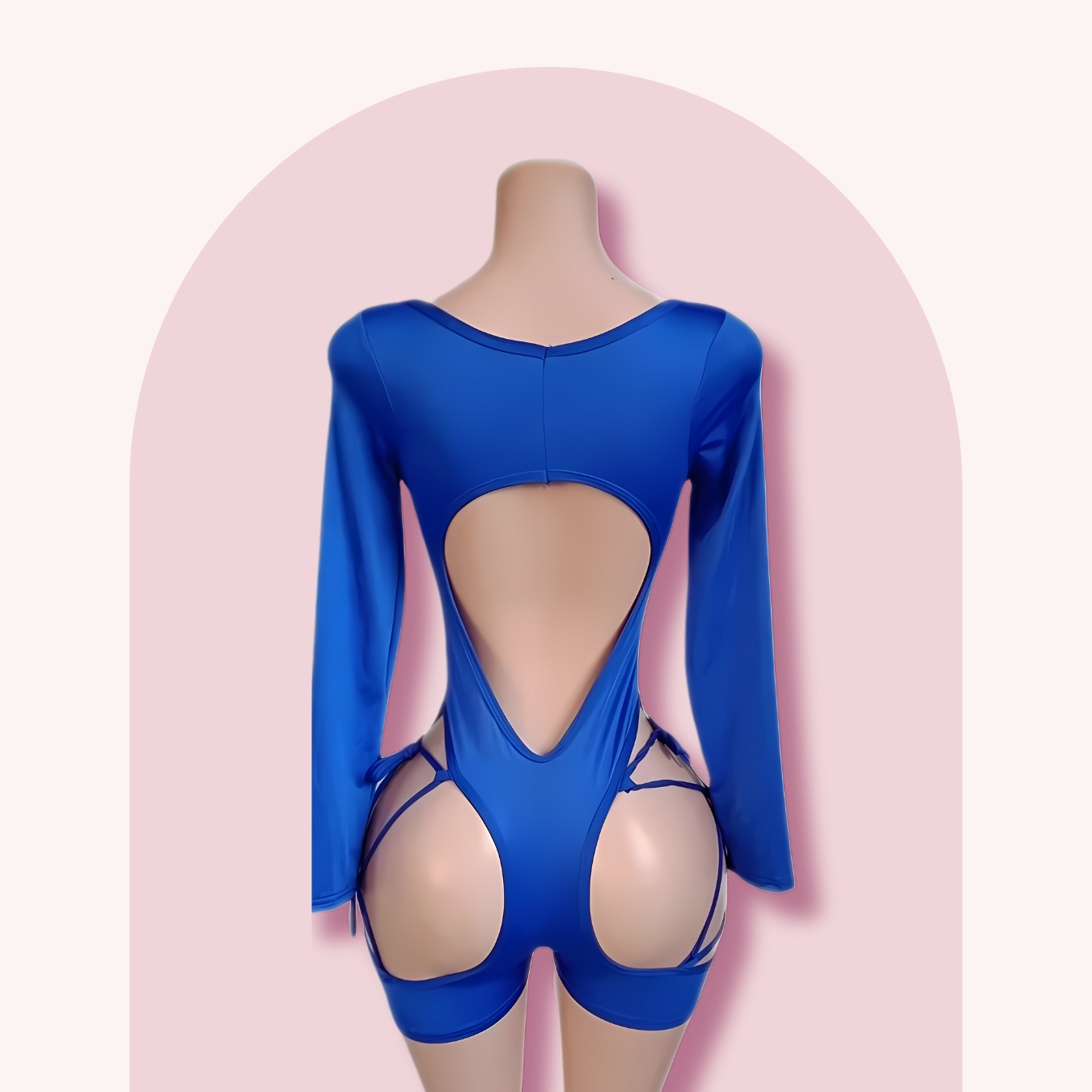 Azure Lace-Up Playsuit